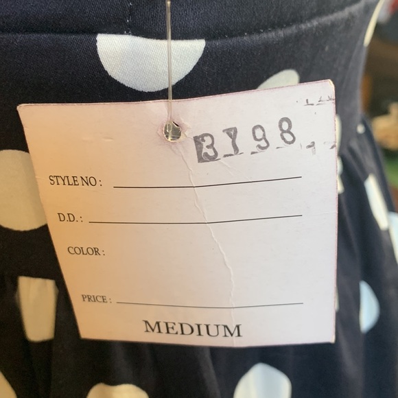 NWT IXIA Navy & White polka dot dress for
ModCloth 
Size Medium - Picture 6 of 7
